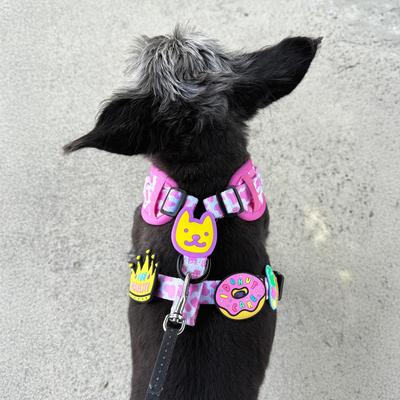 Show full view: Jiby Dog Crew Smiley Jiby Dog Collar Accessory slide 2 of 5