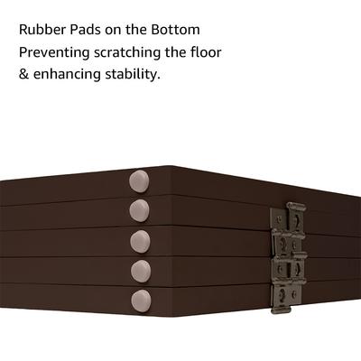 Show full view: Unipaws Free Standing Dog Gate, Espresso, 36-in, 5-panel slide 7 of 8