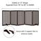 Show in main carousel: Unipaws Free Standing Dog Gate, Espresso, 36-in, 5-panel slide 5 of 8