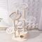 Show in main carousel: Happy & Polly Multi-Level 55.5-in Whispering Hollow Natural Wood Cat Tree, Beige slide 6 of 10