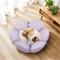 Show in main carousel: Happy & Polly Blossom Petal Orthopedic Bolster Cat Bed, Purple slide 3 of 9