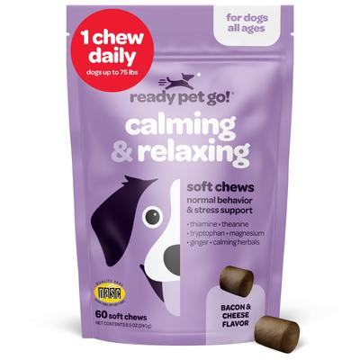 Show full view: Ready Pet Go Calming & Relaxing Soft Chew Dog Supplement, 60 count slide 1 of 8