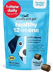 Ready Pet Go Healthy 12-in-One Dog Supplement, 60 count slide 1 of 8