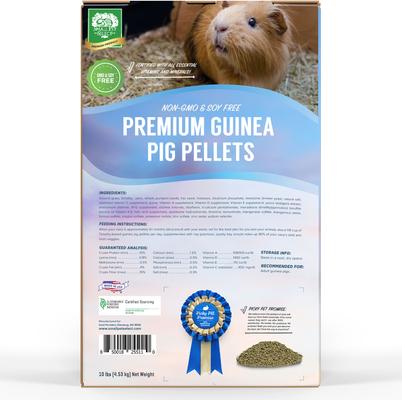 Show full view: Small Pet Select Premium Non-GMO Pellet Guinea Pig Food, 10-lb box slide 4 of 5