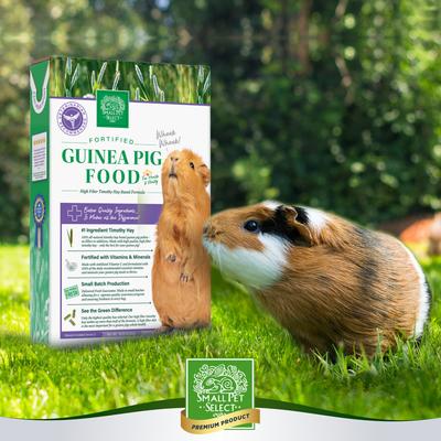 Show full view: Small Pet Select Timothy Based Pellets Guinea Pig Food, 5-lb box slide 7 of 7