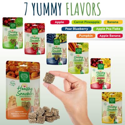 Show full view: Small Pet Select Healthy Snackers Pumpkin Flavor, Small Animal Treats, 2-oz bag, 3 count slide 7 of 8