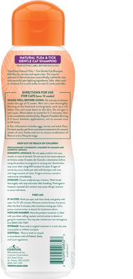 Show full view: TropiClean Natural Flea + Tick Gentle Cat Shampoo, 12-fl oz slide 2 of 9