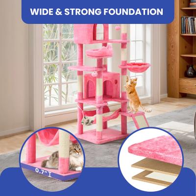 Show full view: Yitahome 75-in Multi Level Cat Tree & Condo slide 3 of 8