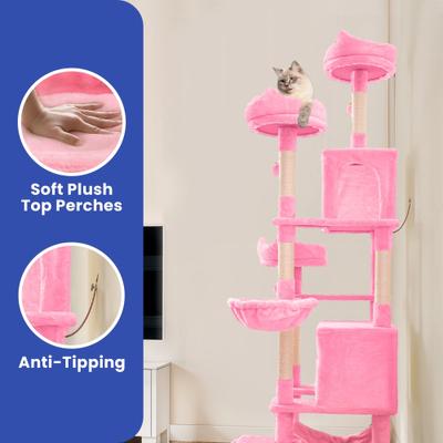 Show full view: Yitahome 75-in Multi Level Cat Tree & Condo slide 5 of 8