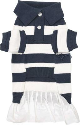 Show full view: Bespoke Paws Gladys Cashmere-Blend Dog Rugby Polo Dress, Large slide 4 of 6