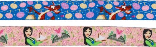 Show full view: Sassy Woof Disney Princess Mulan Dog Leash, 5-ft long, 4/5-in wide slide 4 of 7