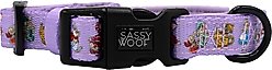 Sassy Woof Alice in Wonderland Dog Collar, Purple, Medium: 19.7-in neck, 3/4-in wide slide 2 of 7