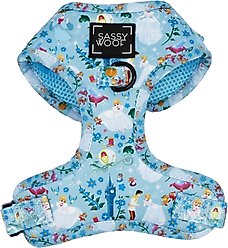 Sassy Woof Disney Princess Cinderella Adjustable Dog Harness, Medium:18 to 25-in chest