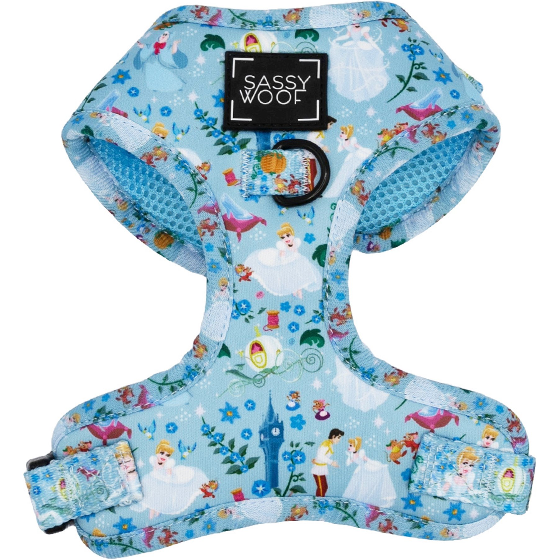 Sassy Woof Disney Princess Cinderella Adjustable Dog Harness, XX-Large: 25 to 37-in chest