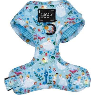 Sassy Woof Sassy Woof Disney Princess Cinderella Adjustable Dog Harness, Medium:18 to 25-in chest