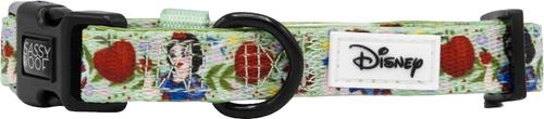 Show full view: Sassy Woof Disney Princess Snow White Dog Collar, Large: 26-in neck, 1-in wide slide 2 of 6