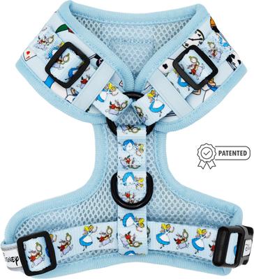Show full view: Sassy Woof Alice in Wonderland Adjustable Dog Harness, Blue, X-Large: 24 to 35-in chest slide 2 of 6