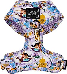 Sassy Woof Disney Princess Jasmine Adjustable Dog Harness, Small: 16 to 21-in chest