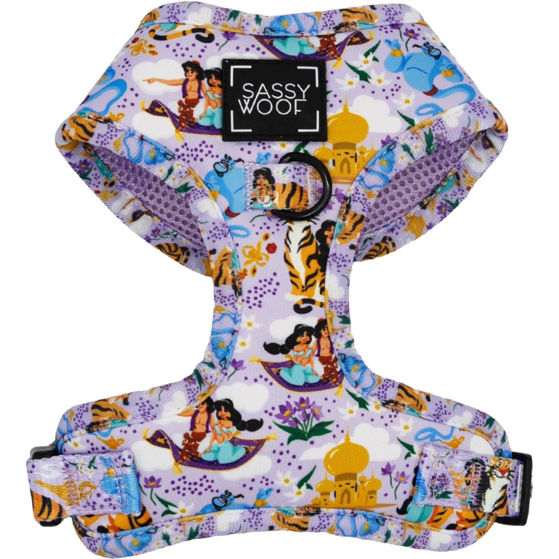 Sassy Woof Disney Princess Jasmine Adjustable Dog Harness, X-Large: 24 to 35-in chest