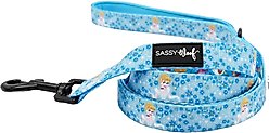 Sassy Woof Disney Princess Cinderella Dog Leash, 5-ft long, 4/5-in wide
