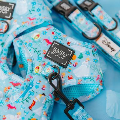 Show full view: Sassy Woof Disney Princess Cinderella Adjustable Dog Harness, X-Large: 24 to 35-in chest slide 4 of 6
