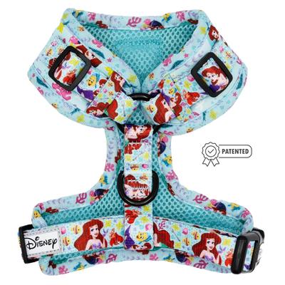 Show full view: Sassy Woof Disney Princess Ariel Adjustable Dog Harness, Medium:18 to 25-in chest slide 2 of 6