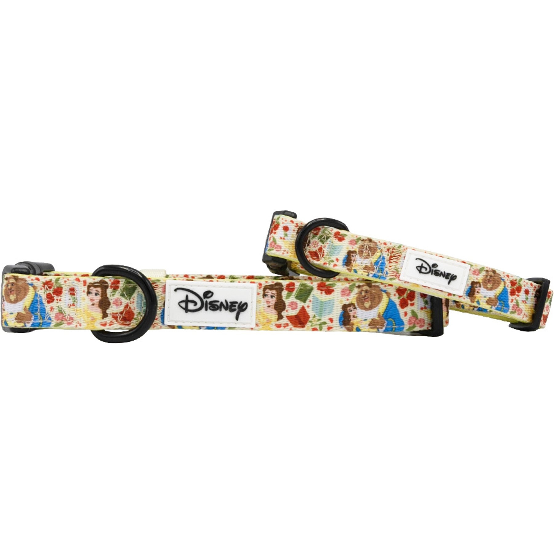 Sassy Woof Disney Princess Belle Dog Collar, X-Small: 9.5-in neck, 1/3-in wide