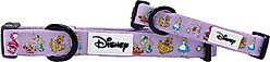 Sassy Woof Alice in Wonderland Dog Collar, Purple, Medium: 19.7-in neck, 3/4-in wide