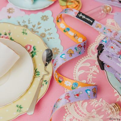 Show full view: Sassy Woof Alice in Wonderland Dog Leash, Purple, 5-ft long, 4/5-in wide slide 5 of 6