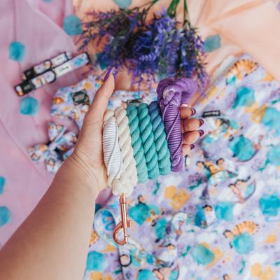 Show full view: Sassy Woof Disney Princess Jasmine Rope Dog Leash, 5-ft long, 0.6-in wide slide 5 of 6