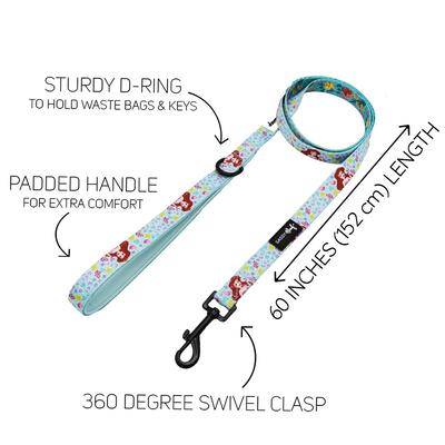 Show full view: Sassy Woof Disney's Ariel Dog Harness & Leash, Large: 22 to 33-in chest slide 5 of 8