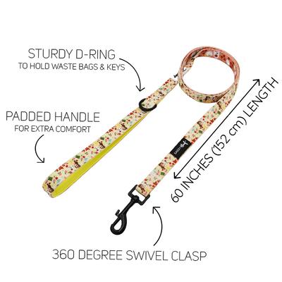 Show full view: Sassy Woof Disney Princess Belle Dog Leash, 5-ft long, 4/5-in wide slide 4 of 6