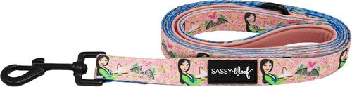 Show full view: Sassy Woof Disney Princess Mulan Dog Leash, 5-ft long, 4/5-in wide slide 3 of 7