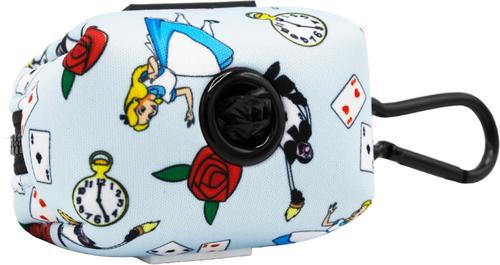 Show full view: Sassy Woof Alice in Wonderland Dog Waste Bag Holder, Blue slide 3 of 6