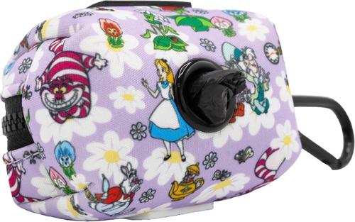 Show full view: Sassy Woof Alice in Wonderland Dog Waste Bag Holder, Purple slide 2 of 5