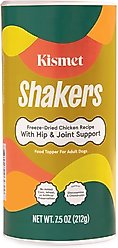 Kismet Shakers Hip & Joint Formula Dry Dog Food Topping, 7.5-oz jar