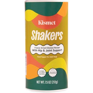 Kismet Shakers Hip & Joint Formula Dry Dog Food Topping, 7.5-oz jar
