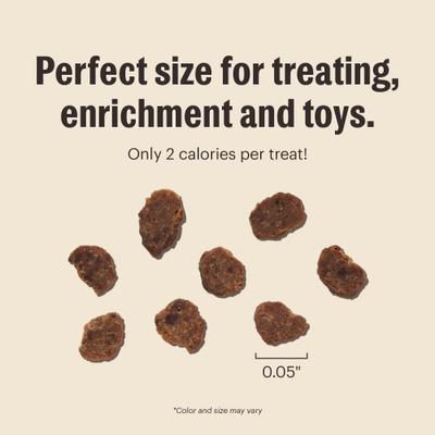 Show full view: The Honest Kitchen Human Grade Meaty Littles Lamb & Salmon Dog Treats, 4-oz bag slide 9 of 9