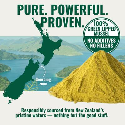 Show full view: Azestfor Anti-Inflammatory Green Lipped Mussel Powder Supplement for Dogs, 2.64-oz bag slide 6 of 11