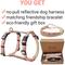 Show in main carousel: Pettsie No-Pull Reflective Dog Harness & Bracelet, Pink, Large: 23.5 to 32.5-in chest, natural slide 6 of 8