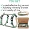 Show in main carousel: Pettsie No-Pull Reflective Dog Harness & Bracelet, Green, Large: 23.5 to 32.5-in chest, natural slide 6 of 8