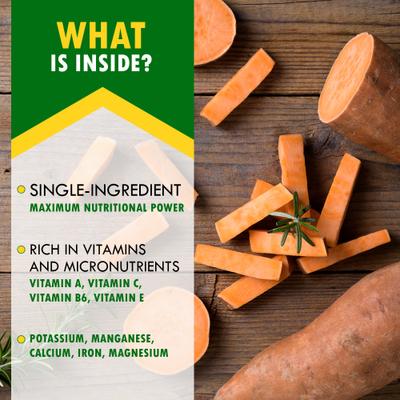 Show full view: Beloved Pets Sweet Potato Chews Grain-Free Jerky Dog Treats, 300-g bag slide 4 of 9