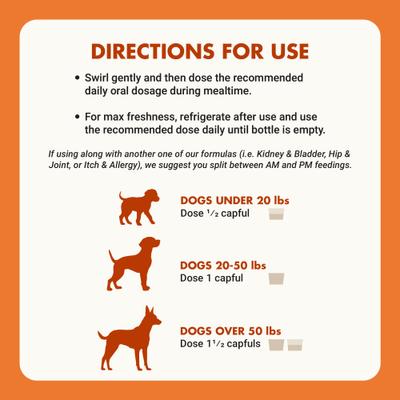 Show full view: Liquid-Vet K9 Pre & PostBiotic Support Chicken flavor Dog Digestive Aid, 8-fl oz bottle, 2 count slide 8 of 10