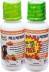 Liquid-Vet K9 Pre & PostBiotic Support Chicken flavor Dog Digestive Aid, 8-oz bottle, 2 count