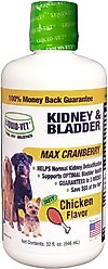 Liquid-Vet Kidney & Bladder Support Max Cranberry Chicken Flavor Dog Supplement, 32-fl oz bottle