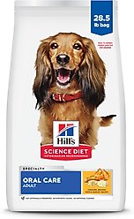 Hill's Science Diet Adult Oral Care Chicken, Rice & Barley Recipe Dry Dog Food, 28.5-lb bag slide 1 of 9
