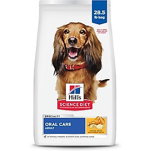 Hill's Science Diet Adult Oral Care Chicken, Rice & Barley Recipe Dry Dog Food, 28.5-lb bag