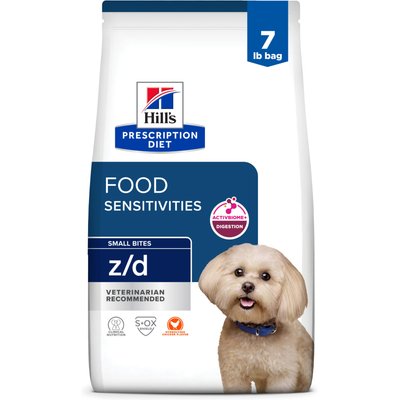 Hill's Prescription Diet Hill's Prescription Diet z/d Small Bites Skin & Food Sensitivies Hydrolyzed Chicken Flavor Dry Dog Food, 7-lb bag