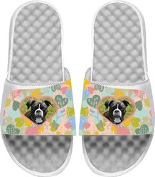 ISlide Personalized Pet Heart Slides, Great White, W6 / M5