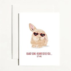 Heard Some-Bunny Loves You …It's Me Greeting Card